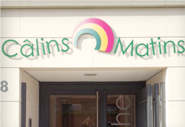 Calins Matins Crèches enseigne